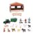 CAIFAP Miniature Farm Toy Collection 21 Piece Agricultural Playset with Farmer Animals Figurines for Hands On Learning