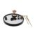 CAIFAP Minis Zenes Garden Set for Desk with Rakes,Sand,Round Base,Miniature Pagoda Figure, Japanese Zenes Sand Gard