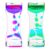 CAILINK Liquid Motion Bubbler Timer 2Pack Sensory Toys for Relaxation, Floating Color Lava Timers