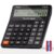 Calculators Desktop,Ipepul Talking Calculator with 2-line 12-Digits Large LCD Display and Large Button,4 Function Calculator for Business,Office,Store,School (Black)