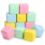CALEPTONG 12 Pack Pastel Soft Foam Blocks for Toddlers – 14cm Large Cube Building Blocks with Washable Cover – Non-Toxic Stacking Blocks for Kids Sensory Play, Calm Colors for Montessori & Nursery