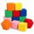CALEPTONG 12 Pack Soft Foam Building Blocks for Toddlers – 14cm Large Colorful Cube Blocks with Washable Cover – Non-Toxic Stacking Blocks for Preschool Learning – 6 Bright Colors (2 of Each)