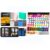 Caliart 176PCS Art Supplies Sketching Kit, 100 Sheets 3-Color Sketch Book, 52 Colors Acrylic Paint Set 4 Brushes