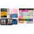 Caliart 176PCS Art Supplies Sketching Kit, 100 Sheets 3-Color Sketch Book, 52 Colors Acrylic Paint Set 4 Brushes