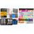 Caliart 176PCS Art Supplies Sketching Kit, 100 Sheets 3-Color Sketch Book, 52 Colors Acrylic Paint Set 4 Brushes