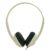 Califone 3060AV Lightweight On-Ear Stereo Headphones with in-line Volume Control, 3.5mm Plug, Beige, Each