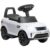 Calivox Kids Ride On Car, 2-in-1 6V Battery Powered Electric Sliding Vehicle Compatible with Land Rover, with Headlights, Music, Horn and Manual Push-Along Mode, White