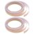 CALLARON Self-Adhesive Wood Grain Pattern Edge Banding Strip 2 Roll PVC Material with Versatile Use and Conceal Imperfections for Furniture and Doors for DIY Repair and Decoration