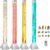 CALOVER 4 FT Tall Sensory Bubble Fish Tower Floor Lamp – Water Tube with Breathing Light, Fake Aquarium Tank Nightlight, Autism & ADHD Friendly Gift for Kids Men Women