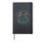 Camping with Wolf in the Forest Nature Howl to the Moon Hardcover Journal, Black
