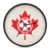 Canada Maple Leafs Soccer Wall Clock 9 Inch Decorative Battery Operated Silent Round for Badroom Livingroom