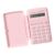 Candy Colored Calculator 8 Digit Featuring Protective Lid Design and Lightweight Portable Build Clamshell Calculator