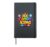 Candy King Colorful Halloween Crown Lollipop Sweet Treat Hardcover Journal, Black