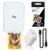 Canon Ivy 2 Mini Photo Printer Pure White Travel Sheets (5452C018) Bundle