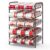Can Rack Organizer Soda Can Storage Drink Holder for Pantry, Rustic Brown