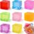 Canscci 8 Pack Colorful Cubes Squishy Toys Stress Balls Squeeze Fidget Toys