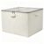 Canvas 16 Pair Closet Storage Shoe Organizer Bin with Lid
