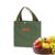 Canvas Bag | Waterproof Grocery Daily Outdoor Reusable Holder, Green, Refer to description