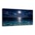 Canvas Wall Art Prints Moon Sea Ocean Landscape Modern Full Night Sky Cloud Layers Dark Large Framed Artwork Wall Paintings Pictures Posters 30″x60″ Home Decor for Living Room Office Bedroom