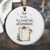 CAPYTINI Hey Girl You Should Take Attendance Funny Christmas Ornament Holiday Decor Clipboard Checklist Gift
