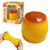 Caramel Pudding Squishy Toys Crunchy Bead Filled Stress Ball Food Toy Slushy Squeeze Fidget ASMR Realistic Handmade Dessert Non Rebound Moldable Soft Sticky for Relief Gifts Party Favor