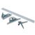 Carbon Steel 12 Inch Combination Square Protractor Set