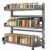 Carbon Steel Spice Rack,Gray,15.7″ W X 21.6″ H,Countertop/Pantry/Cupboard/Door/wall Mount