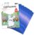 Card 50 x 65 cm Blue Metallised 230 g Cardboard with Reflective Shine for Crafts, Scrapbooking, Posters – SIDI (Blue Metallised, 250h)