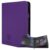 Card Guardian – 9 Pocket Premium Black Binder with Zipper for 360 Cards – Side Loading Pockets for Trading Card Games TCG (Purple)