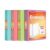 Cardinal 3 Ring Binders, Binders for School and Office, Durable 1.5 Inch, Round Rings, Holds 350 Sheets, ClearVue Presentation View, Non-Stick, Assorted Tropical Colors, 4 Pack (79558)