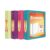 Cardinal 3 Ring Binders, Binders for School and Office, Durable 1.5 Inch, Round Rings, Holds 350 Sheets, ClearVue Presentation View, Non-Stick, Assorted Bright Colors, 4 Pack (79553)