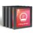 Cardinal Economy 3 Ring Binder, 2 Inch, Presentation View, Black, Holds 475 Sheets, Nonstick, PVC Free, 4 Pack of Binders (79522)