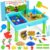 Carolart Ocean Sensory Table, Sand Table, Standing Sensory Bin