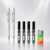 Carpenter Pencil, 2 Pack Metal Mechanical Pencil with Built-In Sharpener, 42mm Long Nib Deep Hole Marker, 2.0mm HB Strong Lead with 24 Black Refills and Rainbow Eraser for Woodworking Construction