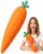 Carrot Squishy Slow-Rising Sensory Toy Stress Relief Anxiety Decompression Gift (Orange)