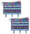 Carson Dellosa 2-Pack Classroom Bulletin Board Border Storage Pocket Charts, Teacher Storage and Organization Solutions, Border Storage Solutions for Classroom and Homeschool