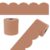 Carson Dellosa 65Ft of Cinnamon Spice Bulletin Board Borders, 1 Roll of Brown Scalloped Trim for Rolling Whiteboard, Cork and Posterboard, Party, Thanksgiving, Classroom Decorations, and Fall Decor