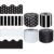 Carson Dellosa Black Bulletin Board Borders – 290ft Black, White, Polka Dot, Stripes Farmhouse Classroom Décor, Teacher Supply, School, Office Cork or Whiteboard, Wall, Locker, Party Decoration 4 Pack