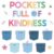 Carson Dellosa Crafty and Cool 58-Piece Pockets Full of Kindness Motivational Bulletin Board Set, Arts and Crafts Theme Growth Mindset Classroom Decor