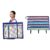 Carson Dellosa Deluxe Bulletin Board Storage Bundle with Border Storage Pocket Chart (41″ x 24.5″)
