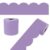 Carson Dellosa Education 65Ft Lavender Bulletin Board Borders,1 Roll of Lilac Scalloped Trim for Rolling Whiteboard,Cork & Posterboard,Pastel Purple Party, Easter,Spring Decorations & Classroom Décor