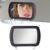 Car Sun Visor Vanity Mirror, HD Clip-on Makeup Car Mirror Vanity, Black