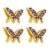 Cartoon Design Binder Clip Document Clips Stationery Holder Clip Paper Clips Set Portable School Stationeries Accessory Memo