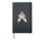 Cartoon sloth does judo Hardcover Journal, Black