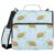 Cartoon Turtles Blue Zipper Binder Bag 3 Ring File Folder Large Zippered Binder Document Organizer with Shoulder Strap Fits Laptop for School Work Office Supplies Portable