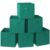 Casafield Set of 6 Collapsible Fabric Cube Storage Bins, Teal – 13″ Foldable Cloth Baskets for Shelves, Cubby Organizers & More