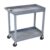 Casafoyer EC11-G Tub Storage Cart 2 Shelves-Gray, 32″ x 18″