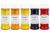 C.A.S. ALKYDPRO Yellow Violet Pigment Set, Dry Powder Artist Grade, 4.5 Fl Oz (Pack of 5)