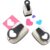 Casendy Heart Hole Punch,Heart Paper Punch,Heart Punches for Paper Crafts, Heart Shaped Hole Punch,9/16/25mm Hole Punches Set Easy Install Easy to Use