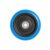 Caster Wheels Replacement Pair, Blue PU Rubber Casters for Standard Utility Carts and Trolleys